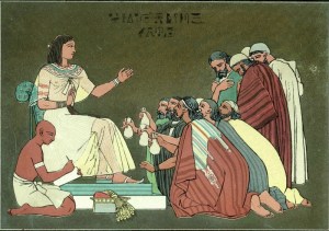 Joseph with his brothers in Egypt
